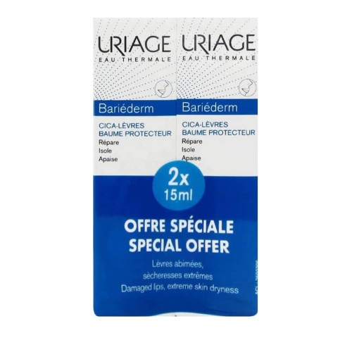 Uriage Bariederm Cica-Levres 2x15ml