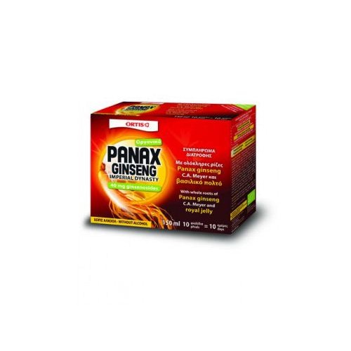 Panax Ginseng Οργανικό Αμπούλες 10x15ml