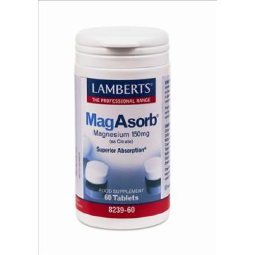 Lamberts Mag Asorb 60tabl