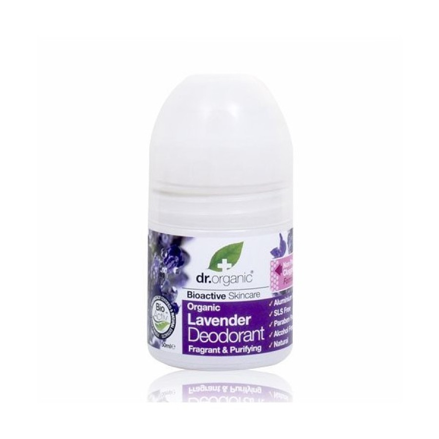 Dr. Organic Deodorant Lavender 50ml Roll-On Dr. Organic Deodorant Lavender 50ml Roll-On