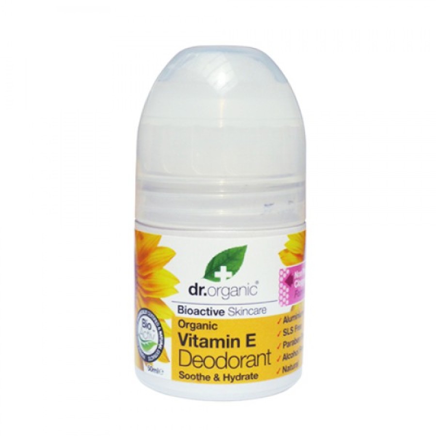 Dr. Organic Deodorant Vitamin E Roll-On 50 ml Dr. Organic Deodorant Vitamin E Roll-On 50 ml