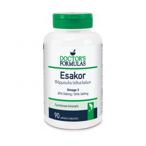 Doctor's Formulas Esakor - Φόρμουλα Ιχθυελαίων 90 Softgels
