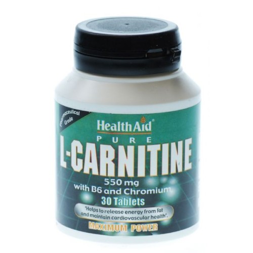 Health Aid L-Carnitine 550mg 30Tabs