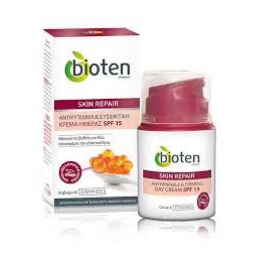 Bioten Skin Repair Day Cr SPF15 50ml + Δώρο Night Cr 50ml
