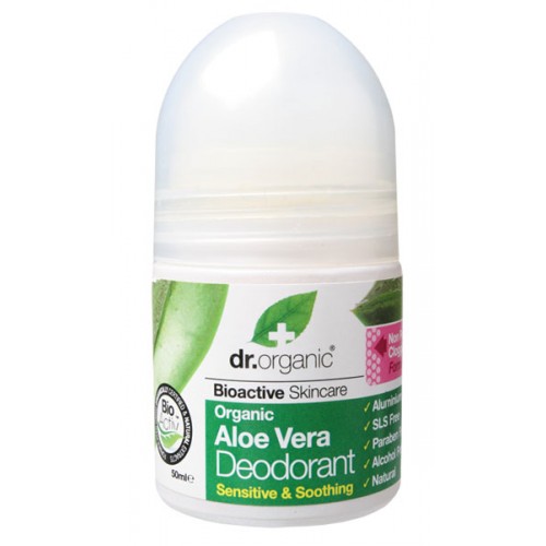 Dr. Organic Deodorant Aloe Vera 50ml Roll-On