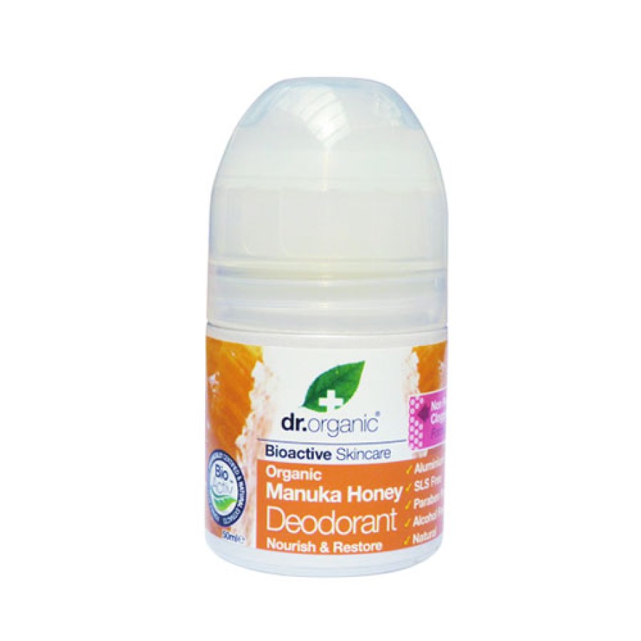 Dr. Organic Deodorant Manuka Honey Roll-On 50ml Dr. Organic Deodorant Manuka Honey Roll-On 50ml