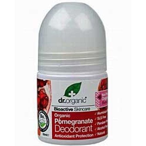 Dr. Organic Deodorant Pomegranate Roll-On 50ml