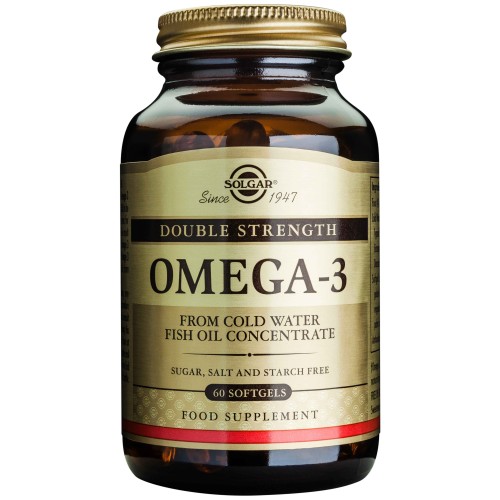 Solgar Omega-3 Double Strength-Ωμέγα-3 60 Softgels 