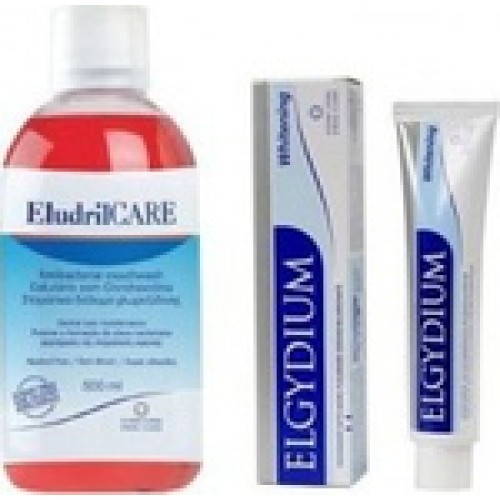 Eludril Care 500ml + Δώρο Elgydium Whitening Οδοντόπαστα 50ml