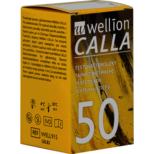 Wellion Calla Ταινίες μέτρησης 50τμχ