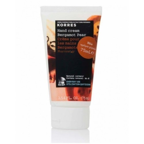 Korres Κρέμα Χεριών Με Αχλάδι-Περγαμόντο  75ml