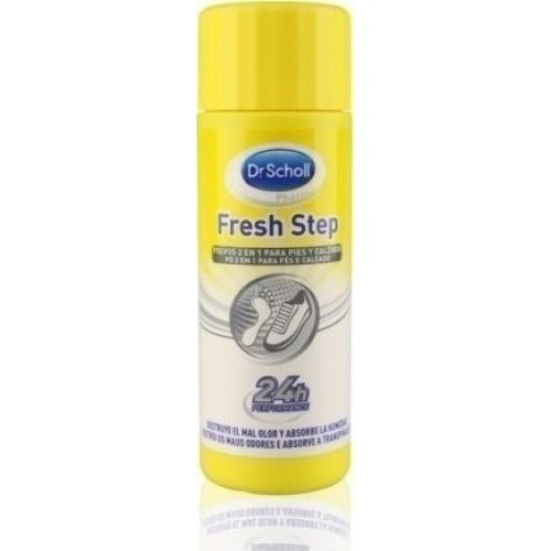 Scholl Fresh Step Αποσμητική-Αντιιδρωτική Πούδρα Ποδιών και Παπουτσιών 75gr