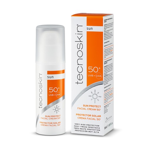 Tecnoskin Sun Protect Αντιηλιακό Προσώπου SPF 50 -50ml.
