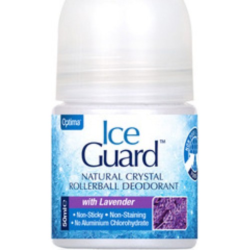 Ice Guard Natural Crystal Deodorant Lavender Roll-On 50ml
