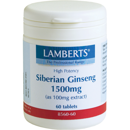 Lamberts Siberian Ginseng 1500mg 60Tabs