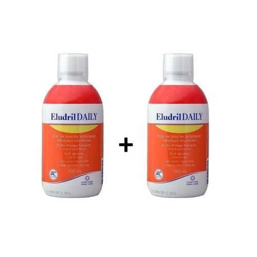 Eludril Daily Mouthwash 500ml 1+1