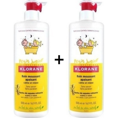Klorane Petit Junior Bain Moussant Apaisant 500ml 1+1