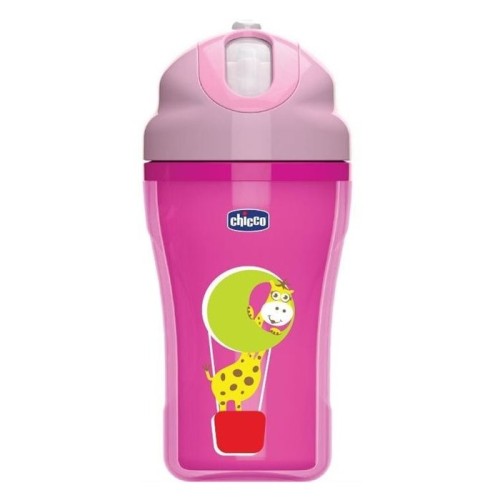 Chicco Παγουράκι Πλαστικό 266ml 18m+ Με Καλαμάκι