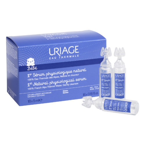Uriage Bebe 1er Serum Physiologique Naturel 18x5ml