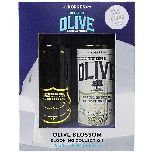 Korres Promo Pack Pure Greek Olive Blossom Eau De Cologne 100ml + Showrgel Olive Blossom 250ml