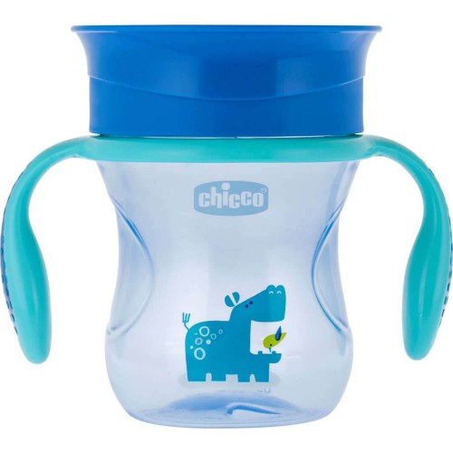 Chicco Perfect Cup Κύπελλο 12m+ Μπλε 200ml