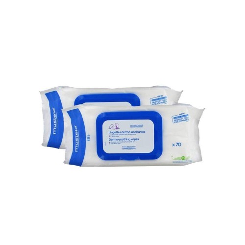 Mustela Bebe Μωρομάντηλα 70 Τεμ χ 2 -50% Στο 2ο Πακέτο 