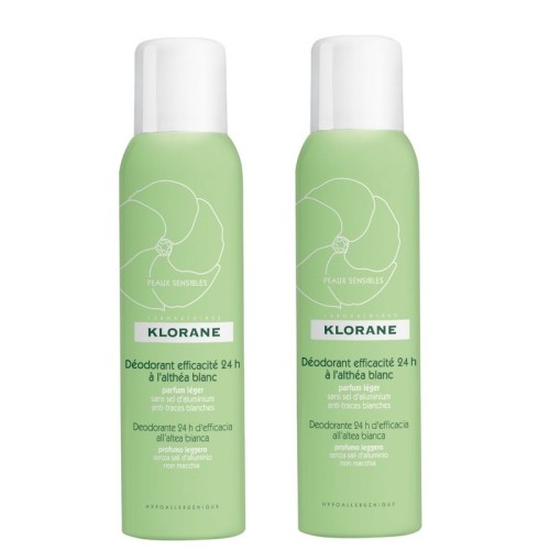 Klorane Deodorant 24h Spray 2x125ml
