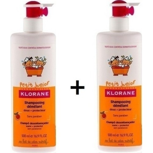 Klorane Petit Junior Shampooing Demelant 2x500ml