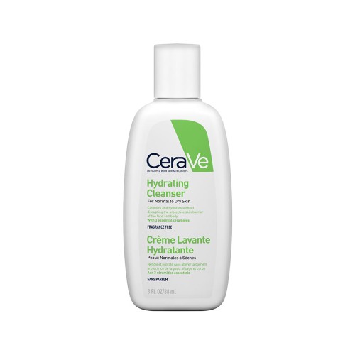 Cerave Hydrating Cleanser Κρέμα Καθαρισμού Προσώπου & Σώματος 88ml