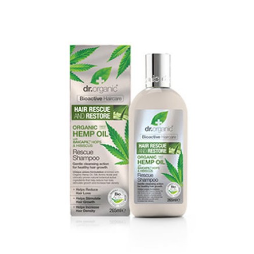 Dr. Organic Bioactive Haircare Rescue/Retore Hemp Oil Shampoo 265ml
