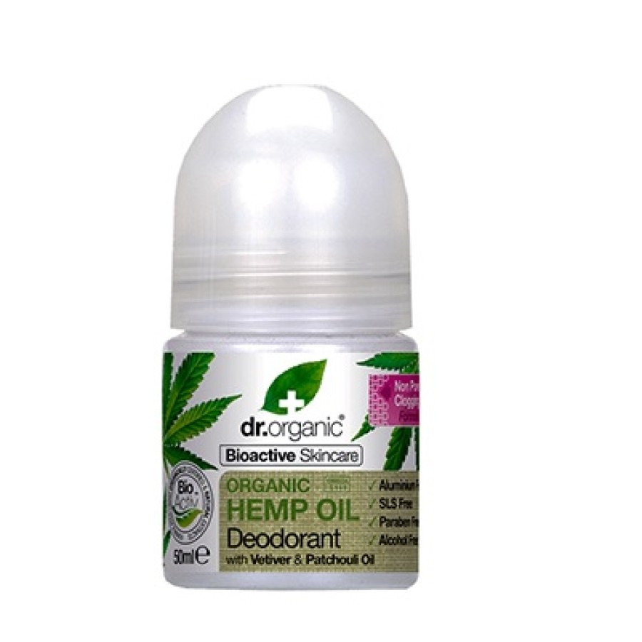 Dr Organic Deodorant Hemp Oil 50ml. Dr Organic Deodorant Hemp Oil 50ml.