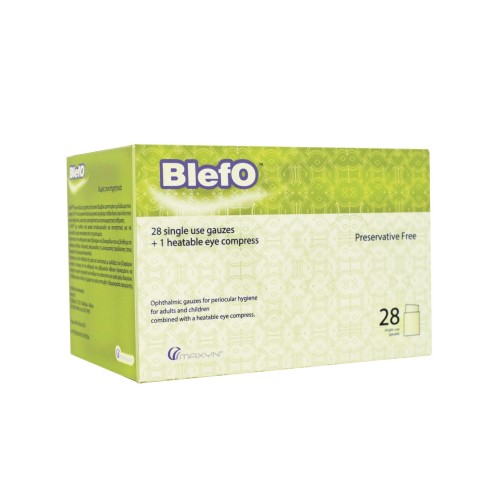 BlefO 28 Γάζες μίας χρήσης + 1 Θερμαινόμενο Επίθεμα
