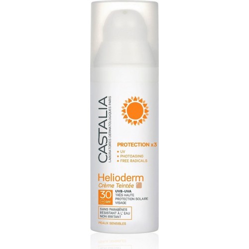 Castalia Helioderm Creme Teintee - Αντιηλιακή Με Χρώμα Spf 30 50ml