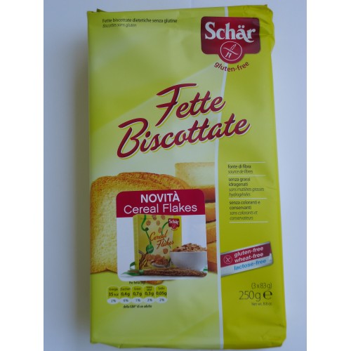 Schär Fette Biscottate Crispbread-Φρυγανιές Χωρίς Γλουτένη 250gr
