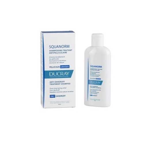 Ducray Squanorm Shampoo Antipelliculaire Λιπαρή Πιτυρίδα 200ml.