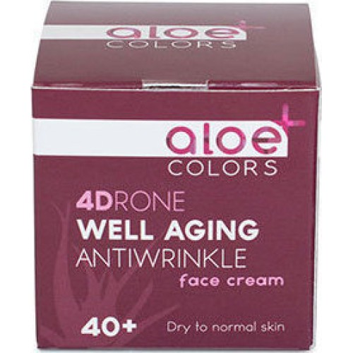 Aloe+ Colors 4Drone Well Aging Antiwrinkle Face Cream 40+ 50ml