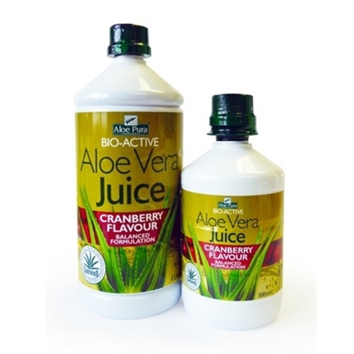 Optima Aloe Vera Juice Cranberry Flavour 1LT+500ml ΔΩΡΟ