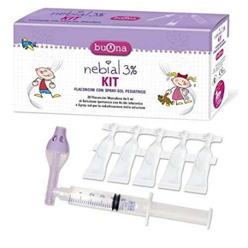 Buona Nebianax 3% Kit 20 Φιαλίδια των 5ml Με Spray-sol
