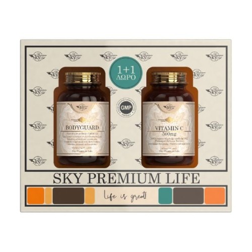 Sky Premium Life Bodyguard 60 caps + Δώρο Vitamin C 500mg 60 tabs 