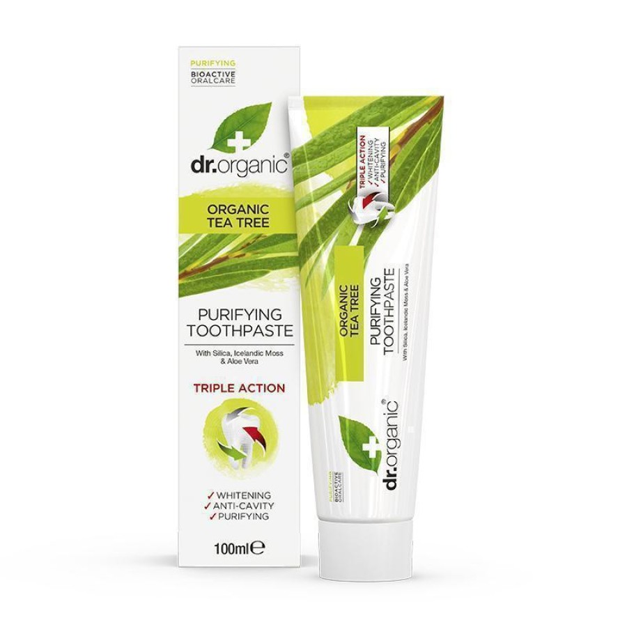 Dr. Organic Tea Tree Toothpaste Triple Action 100ml