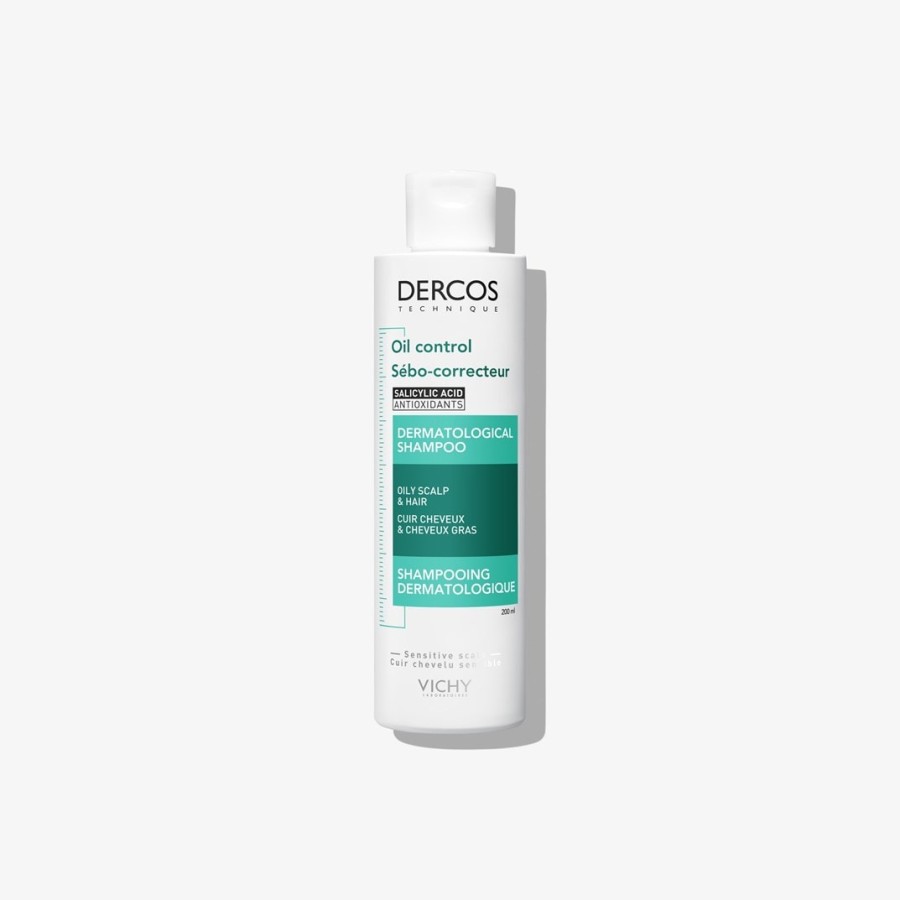 Vichy Dercos Oil Control Shampoo - Σαμπουάν Για Λιπαρά Μαλλιά, 200ml
