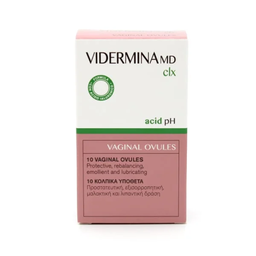 Vidermina MD Clx Active Formula 10 Κολπικά Υπόθετα