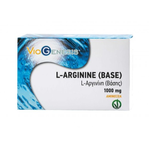 Viogenesis L-Arginine (Base) 1000mg 60 Δισκία 