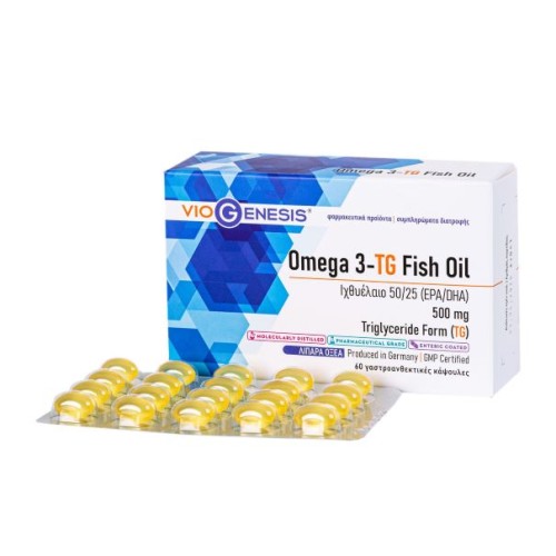 Viogenesis Omega 3-TG Fish Oil 60 κάψουλες 