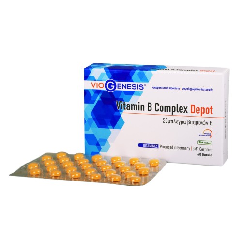 Viogenesis Vitamin B- Complex Depot, 60 tabs