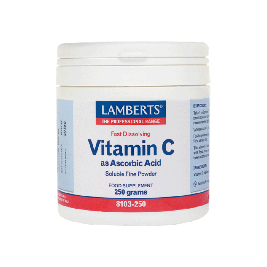 Lamberts Vitamin C As Ascorbic Acid 250grams