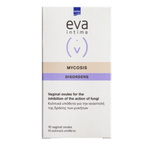 Eva Mycosis 10 Vaginal Oval Suppositories