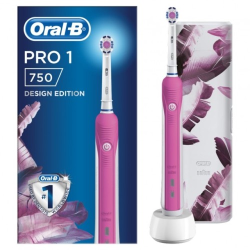 Oral-B Pro 1 750 Desing Edition + Δώρο Θήκη Ταξιδιού