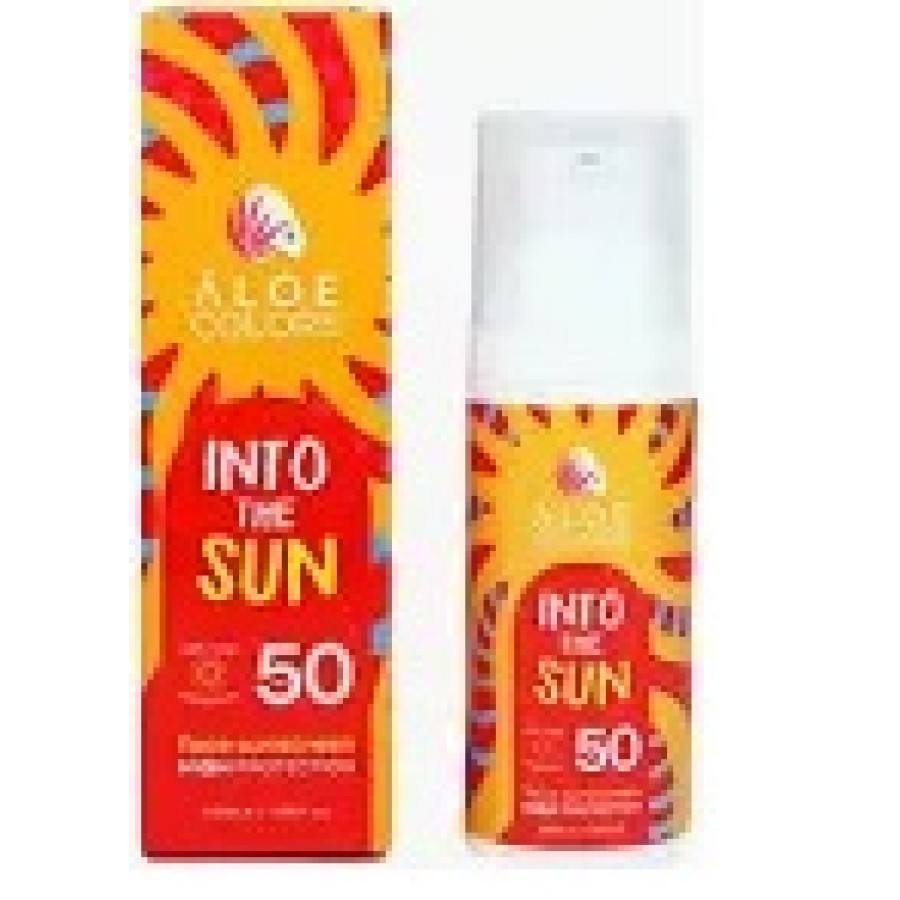 Aloe Colors Into the Sun SPF50+, Tinted Face Sunscreen 50ml.