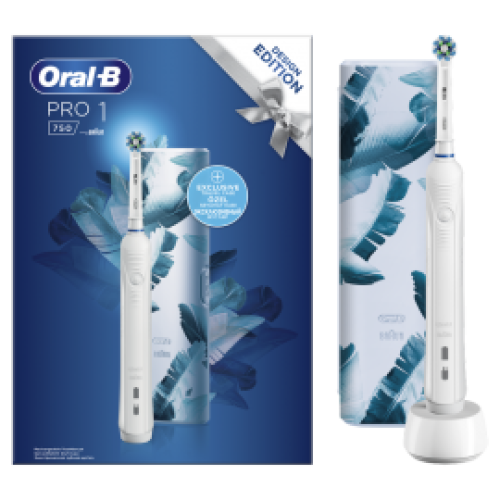 Oral-B Pro 1 750 Design Edition + Θήκη Ταξιδιού Δώρο